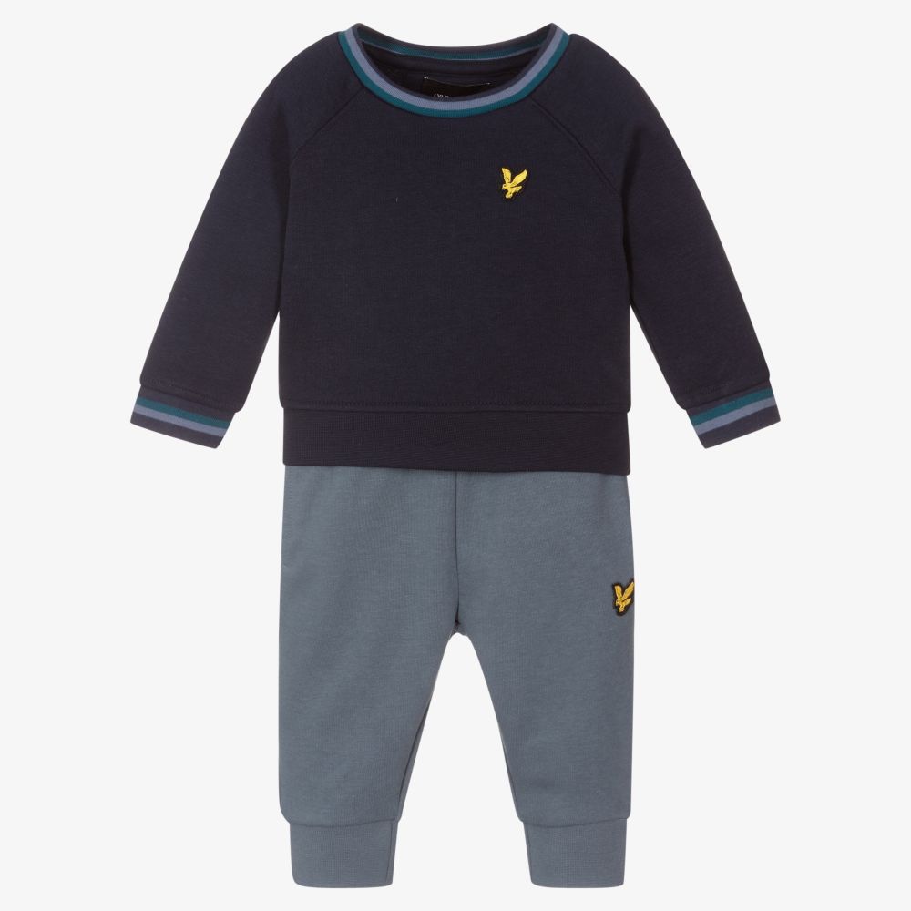 Lyle & Scott - Boys Blue Tracksuit | Childrensalon