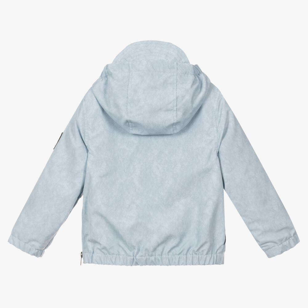 Lyle Scott Boys Blue Windbreaker Jacket Childrensalon Outlet