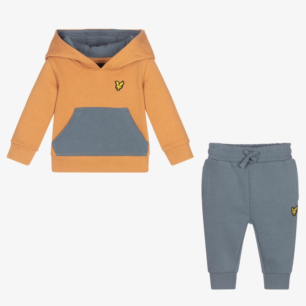 Lyle and scott grey tracksuit hot sale