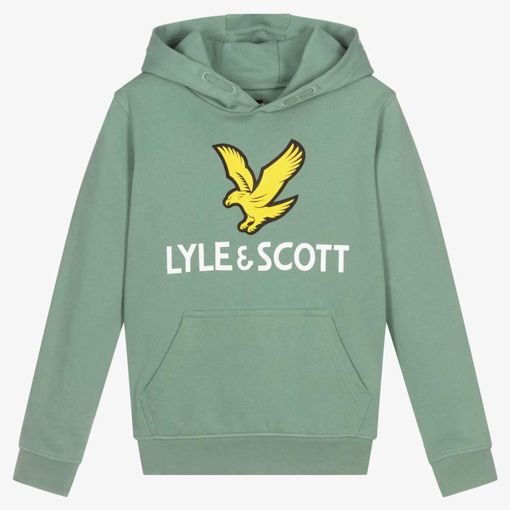 Lyle and scott green hoodie shop