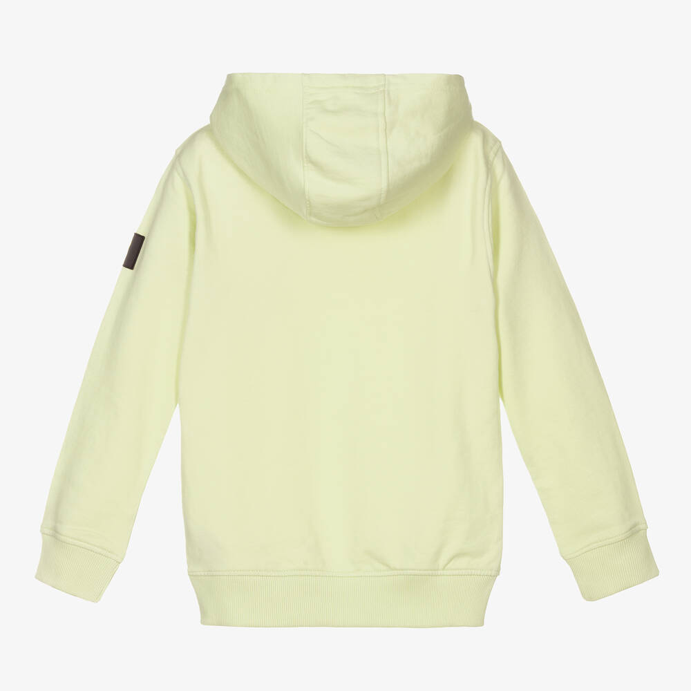 Lyle & Scott-Boys Green Cotton Hoodie | Childrensalon Outlet