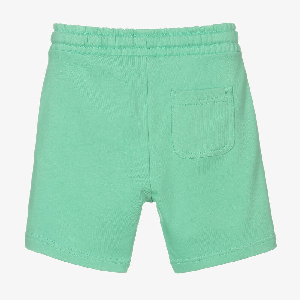 Lyle & Scott-Boys Green Cotton Shorts | Childrensalon Outlet