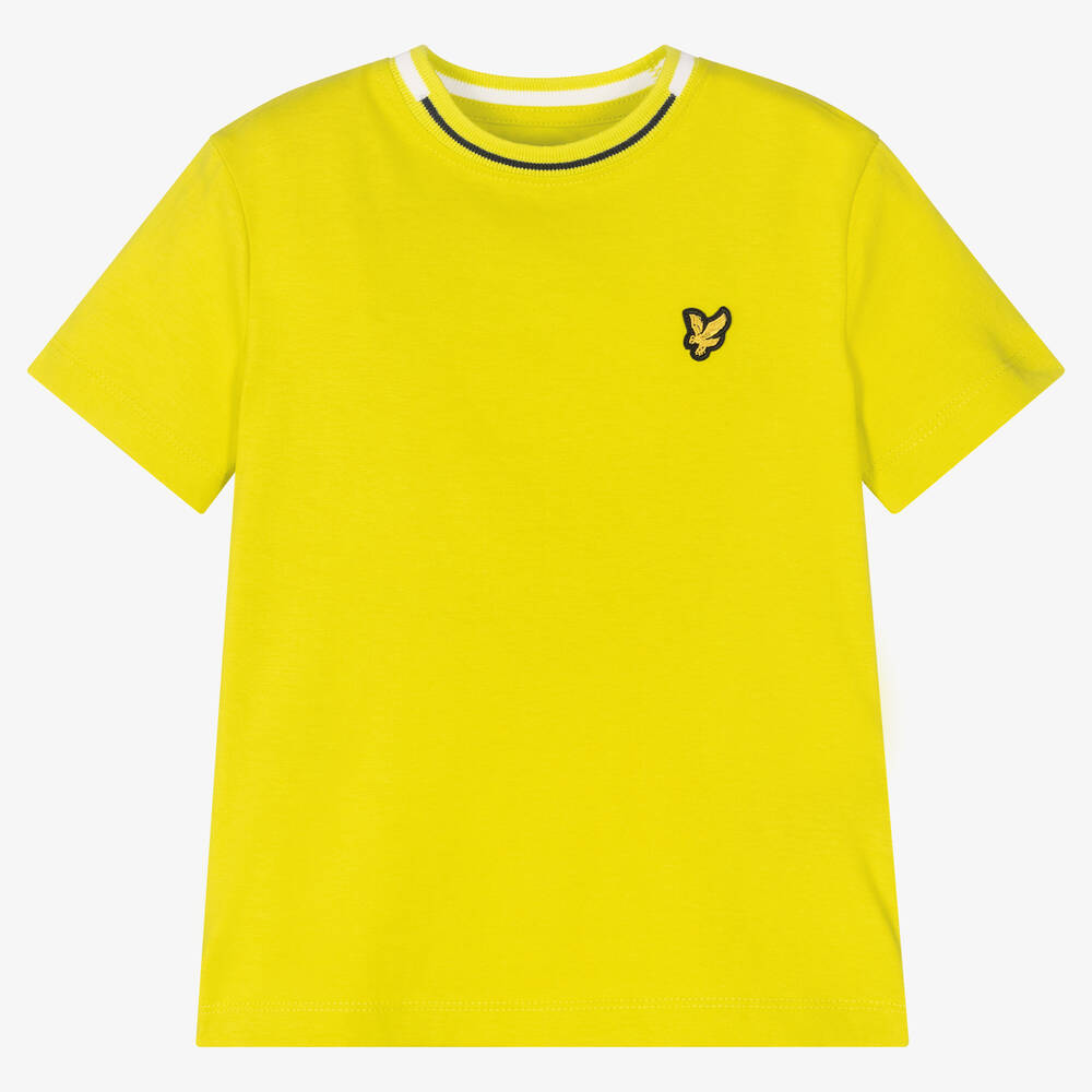 Lyle & Scott - Boys Green Cotton T-Shirt | Childrensalon