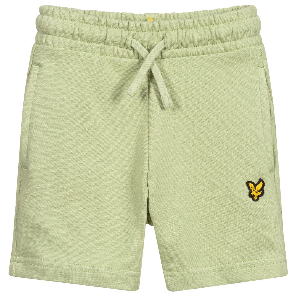 Lyle Scott Boys Green Jersey Shorts Childrensalon Outlet