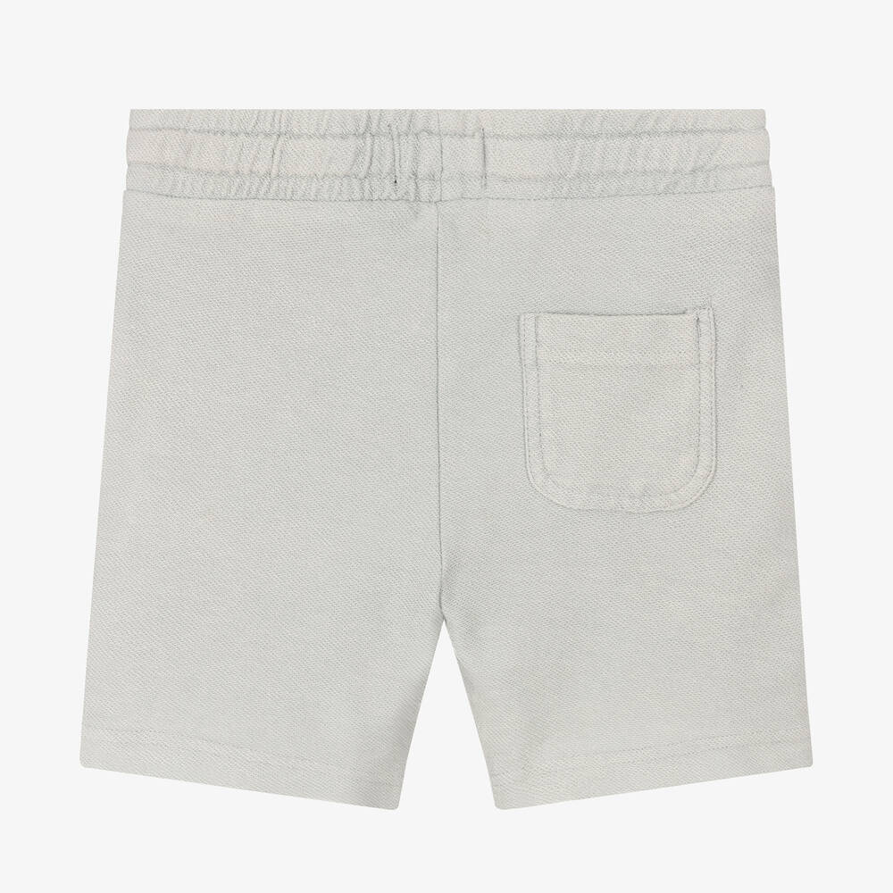 Lyle & Scott-Boys Grey Cotton Shorts | Childrensalon Outlet