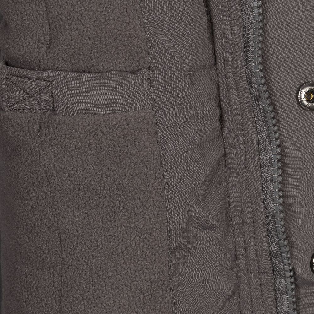 Lyle & Scott-Boys Grey Hooded Coat | Childrensalon Outlet