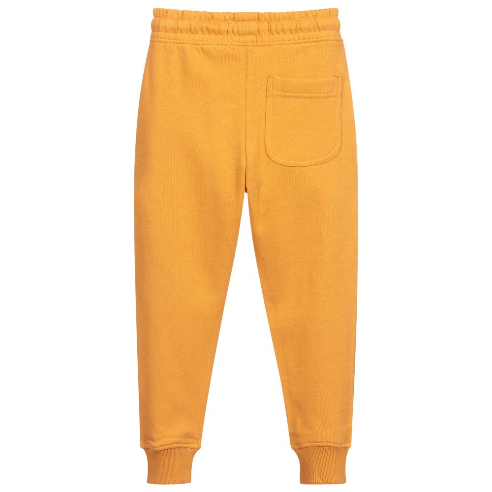 Lyle & Scott-Boys Orange Cotton Joggers | Childrensalon Outlet
