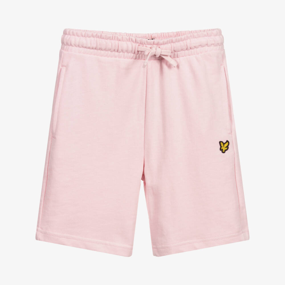 Lyle & Scott-Boys Pink Cotton Shorts | Childrensalon Outlet