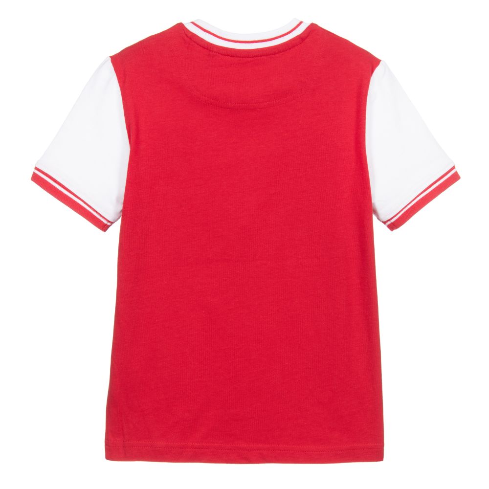 Lyle & Scott-Boys Red Cotton T-Shirt | Childrensalon Outlet