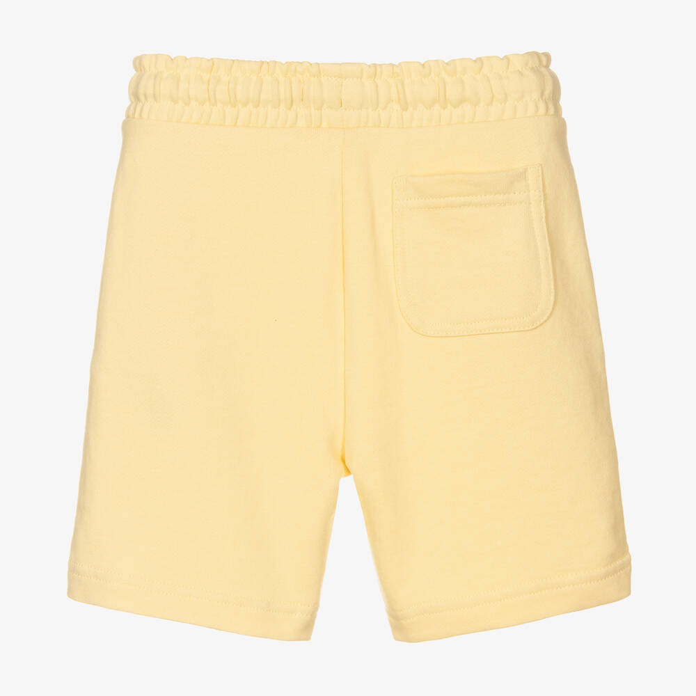 Lyle & Scott-Boys Yellow Cotton Shorts | Childrensalon Outlet