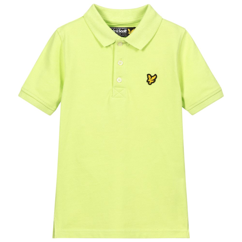 Lyle & Scott - Green Logo Polo Shirt | Childrensalon