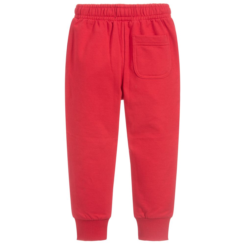 Lyle Scott Red Cotton Joggers Childrensalon Outlet