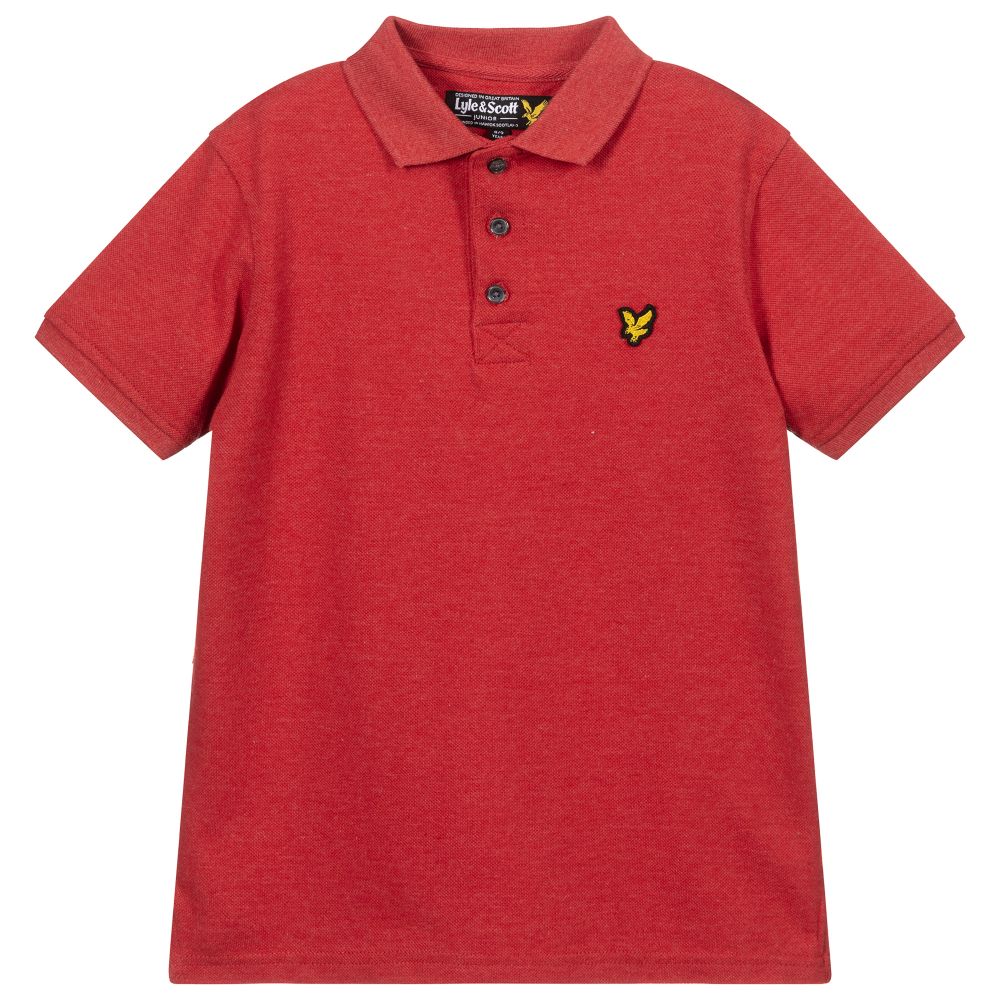Red Logo Polo Shirt