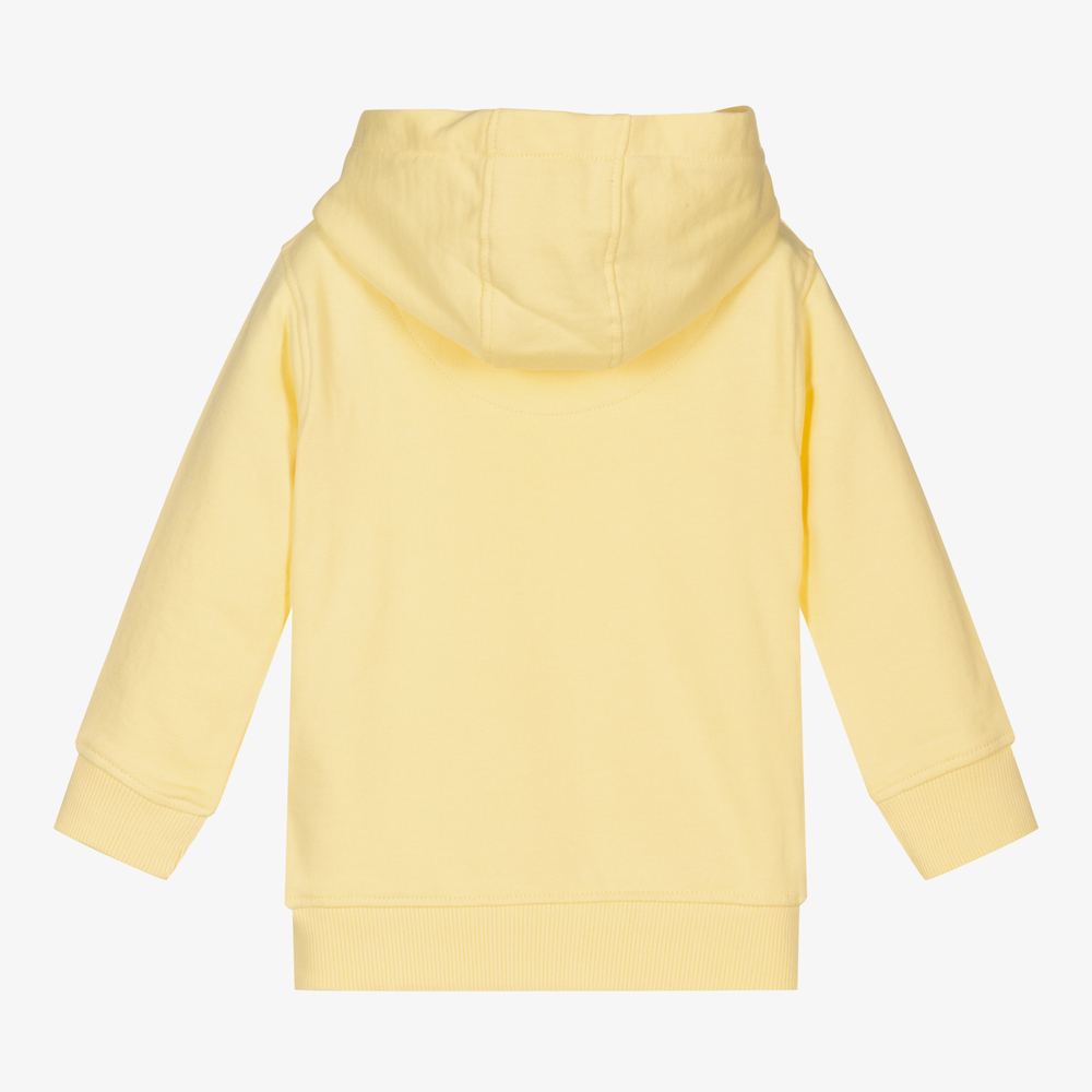 Lyle & Scott-Yellow Cotton Logo Hoodie | Childrensalon Outlet