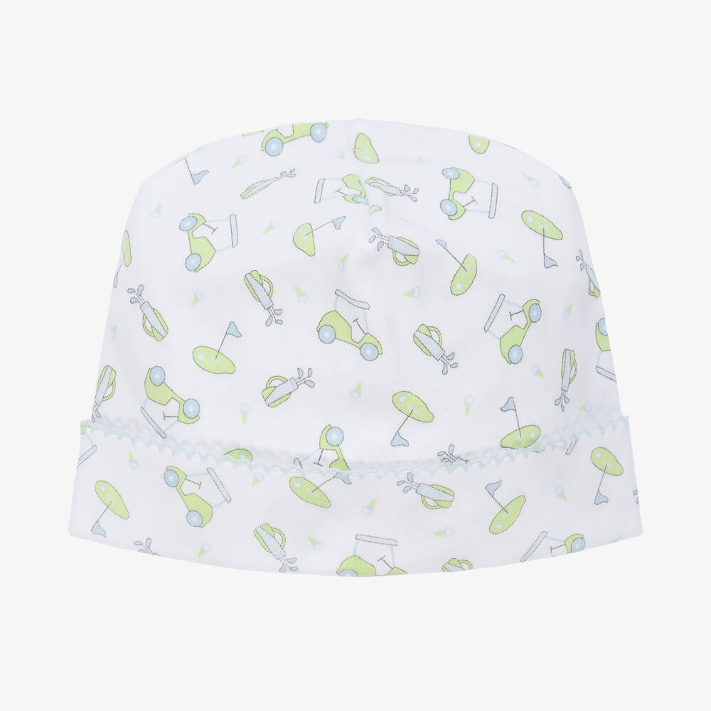 Magnolia Baby - Baby Boys On The Green Pima Cotton Hat | Childrensalon