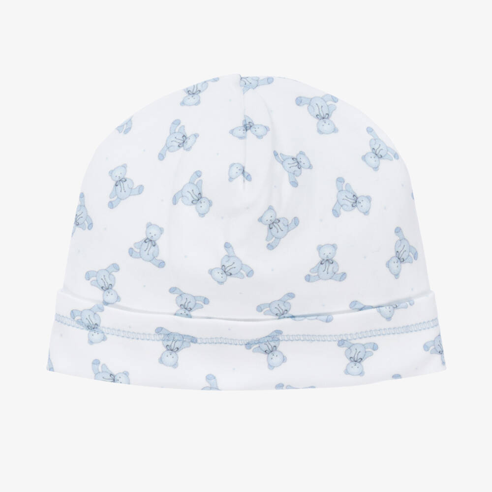 Magnolia Baby-Boys Blue Teddy Bear Hat | Childrensalon Outlet