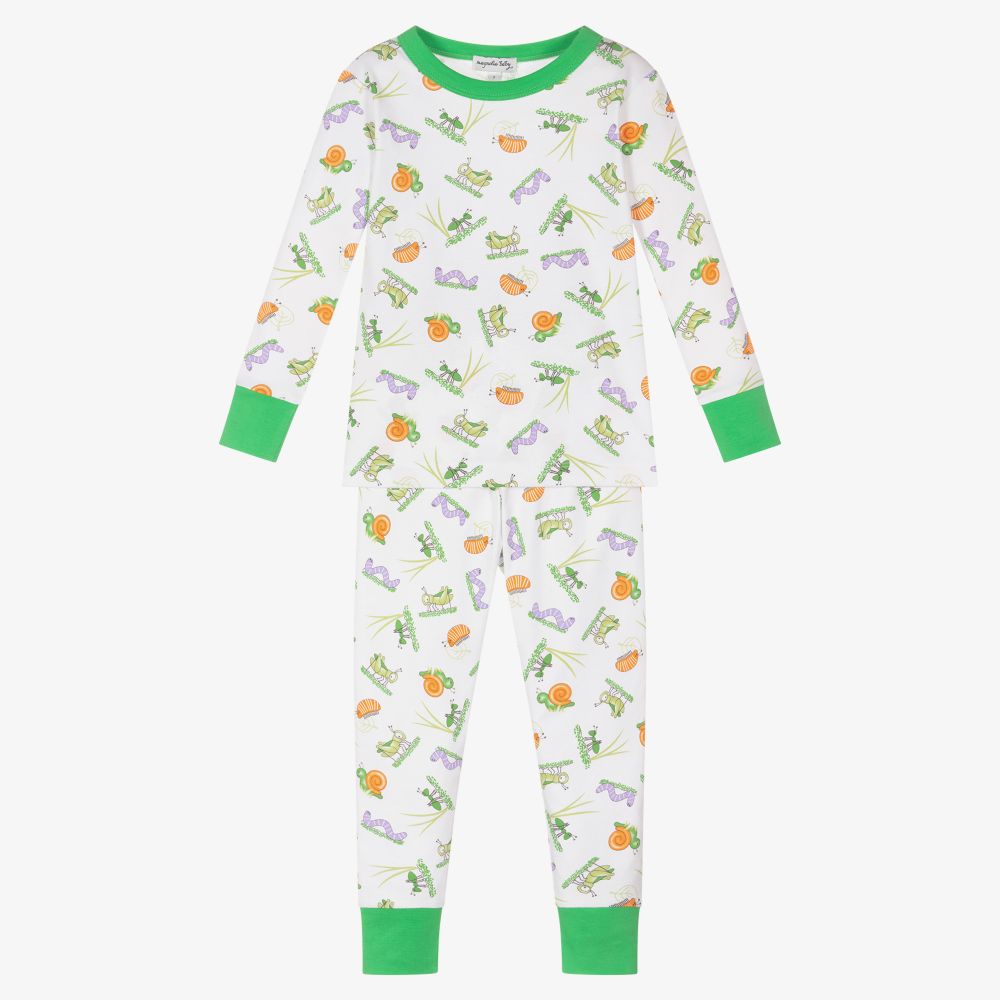 Magnolia Baby - Пижама из хлопка пима с жуками для мальчиков | Childrensalon