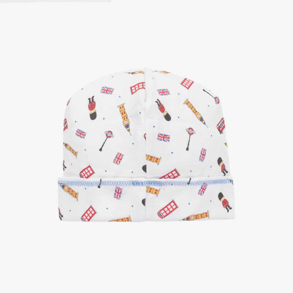 Magnolia Baby-Белая шапочка из хлопка пима для малышей | Childrensalon Outlet