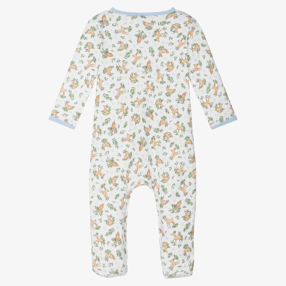 ماغنوليا بيبي-أفرول بيبي غرو قطن بيما جيرسي لون أبيض للمواليد | Childrensalon Outlet