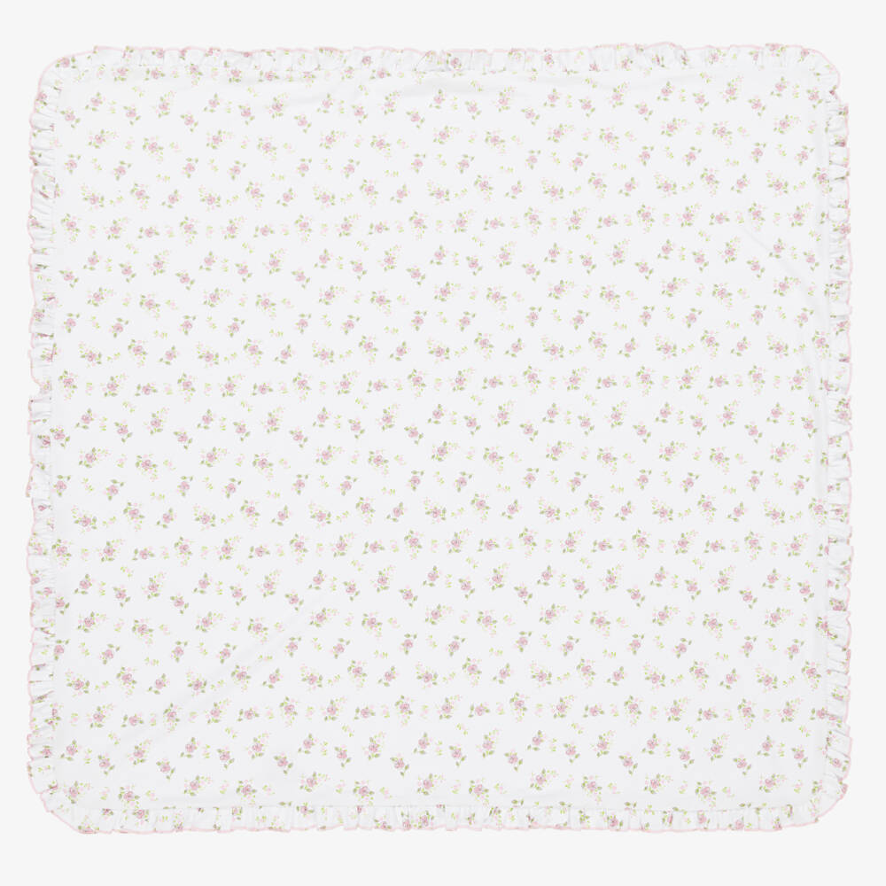 Magnolia Baby-Girls Floral Cotton Blanket | Childrensalon Outlet