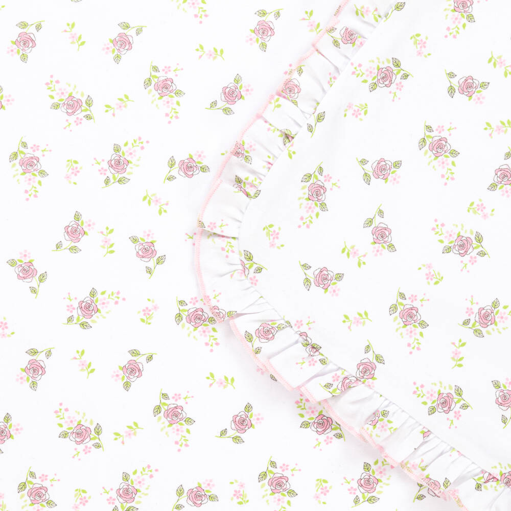 Magnolia Baby-Girls Floral Cotton Blanket | Childrensalon Outlet