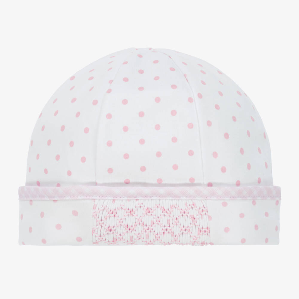 Magnolia Baby-Girls Pima Cotton Polka Dot Hat | Childrensalon Outlet