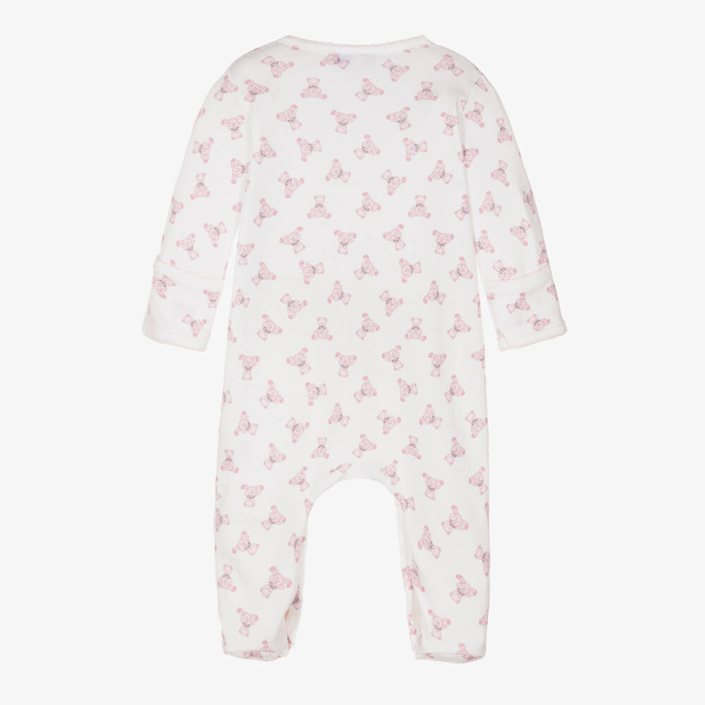 Magnolia Baby-Girls Pima Cotton Teddy Sleepsuit | Childrensalon Outlet