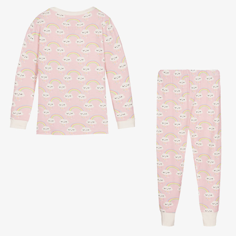 ماغنوليا بيبي-بيجاما مزيج قطن وبامبو لون زهري للبنات | Childrensalon Outlet