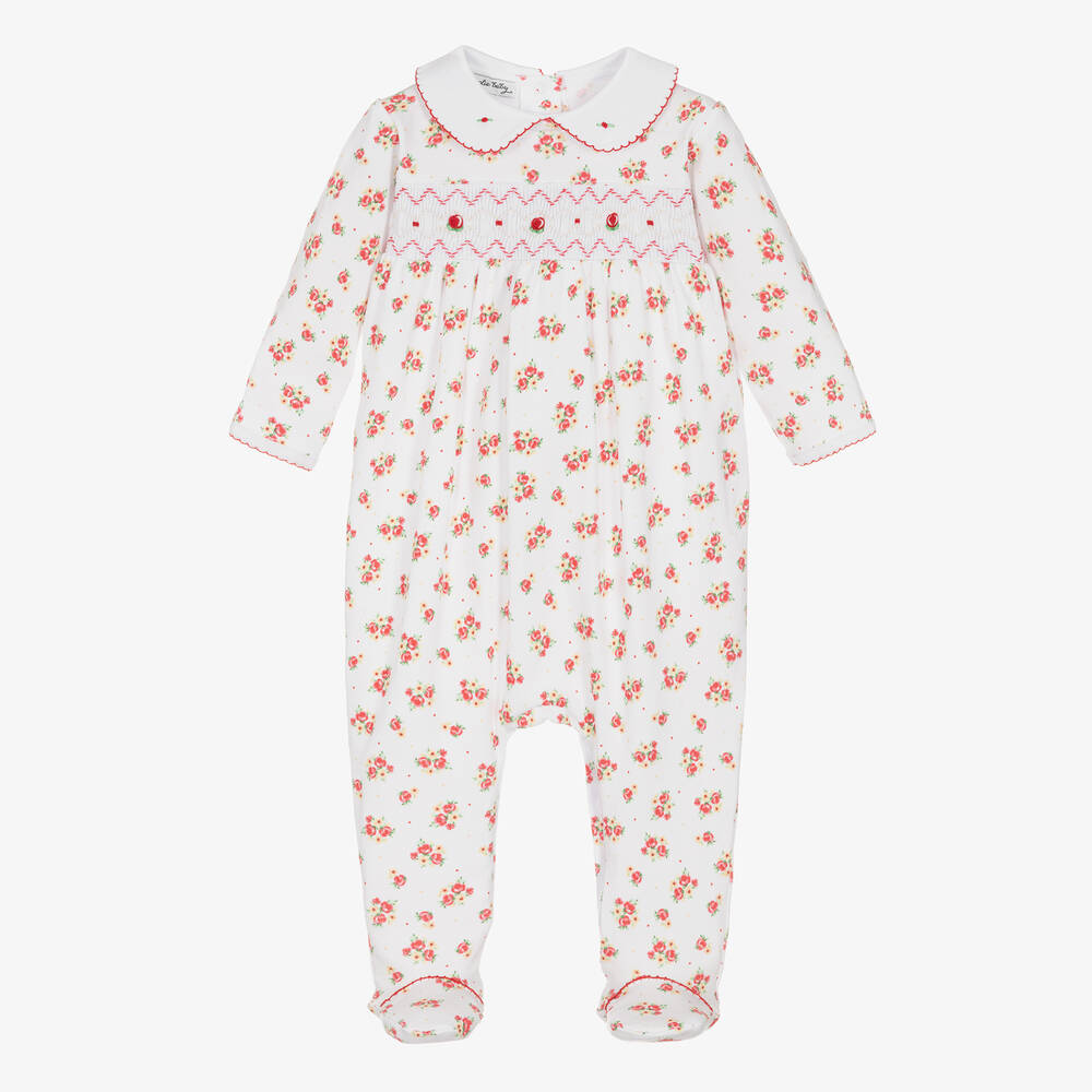 Magnolia Baby - Grenouillère blanche Annalise fille | Childrensalon