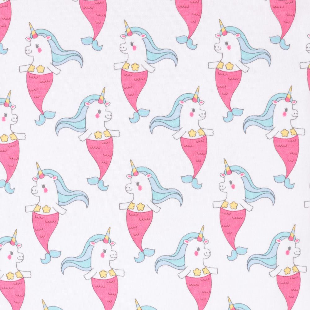 Magnolia Baby-Белая пижама с Русалочкой для девочек | Childrensalon Outlet