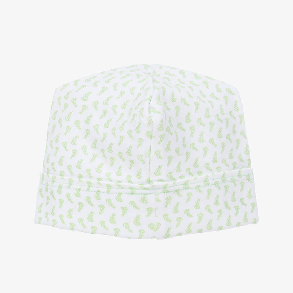 Magnolia Baby-Green Woods Cotton Baby Hat | Childrensalon Outlet