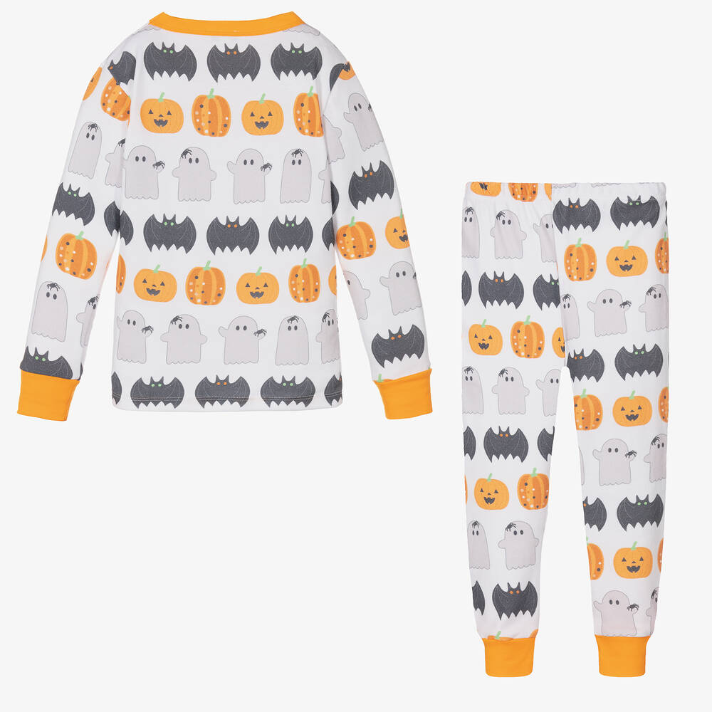Magnolia Baby-Orange & White Pyjamas | Childrensalon Outlet
