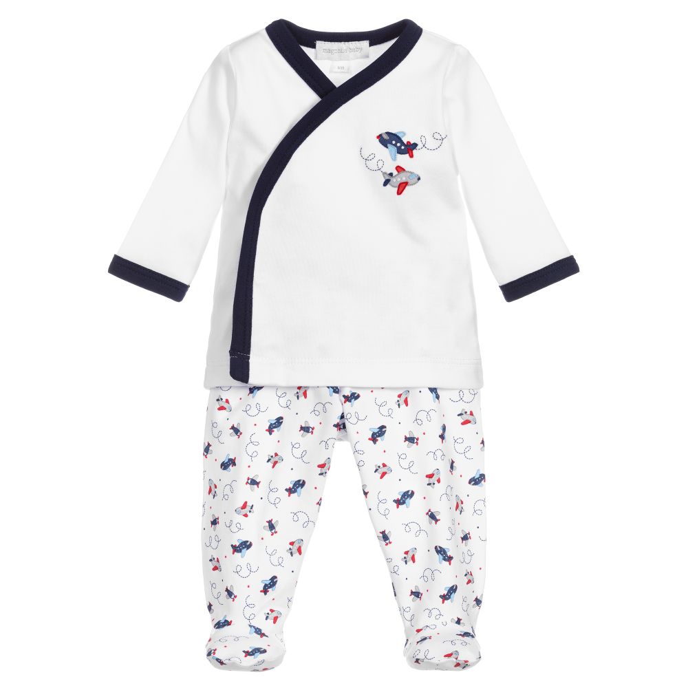 Magnolia Baby - Pyjama 2 pièces en coton Pima Bébé | Childrensalon