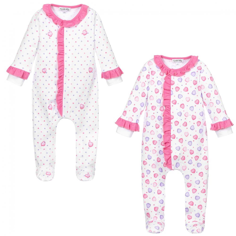 Magnolia Baby - Pima-Baumwollstrampler (2er-Pack) | Childrensalon