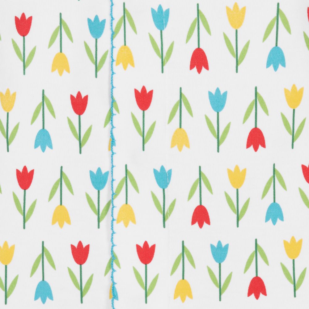 ماغنوليا بيبي-بيبي غرو قطن بيما لون أبيض للمولودات | Childrensalon Outlet