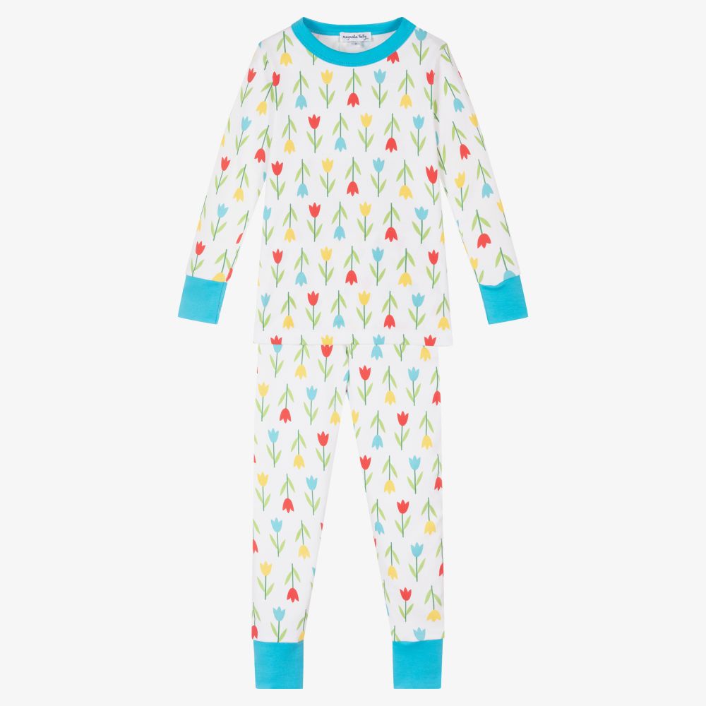 Magnolia Baby - Pima Cotton Bloom Pyjamas | Childrensalon