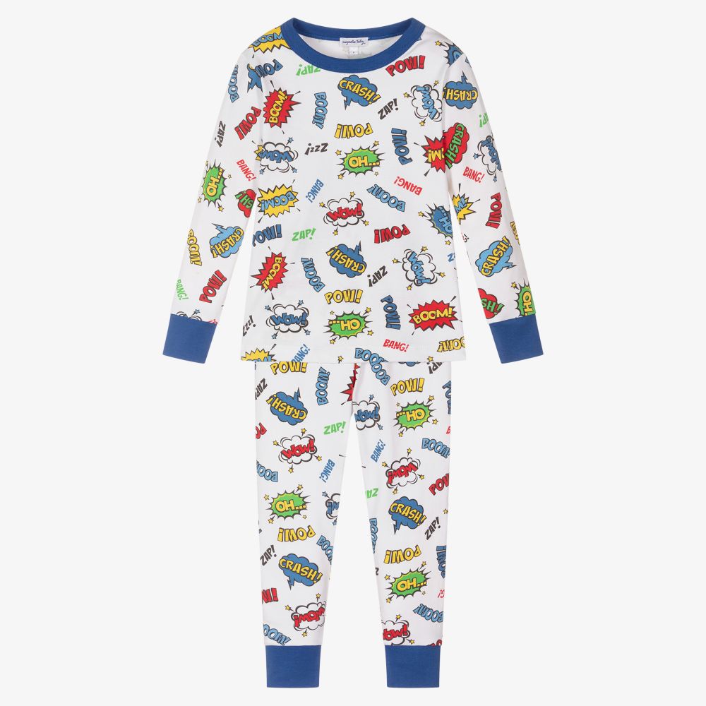 Magnolia Baby - Pyjama humoristique en coton Pima | Childrensalon