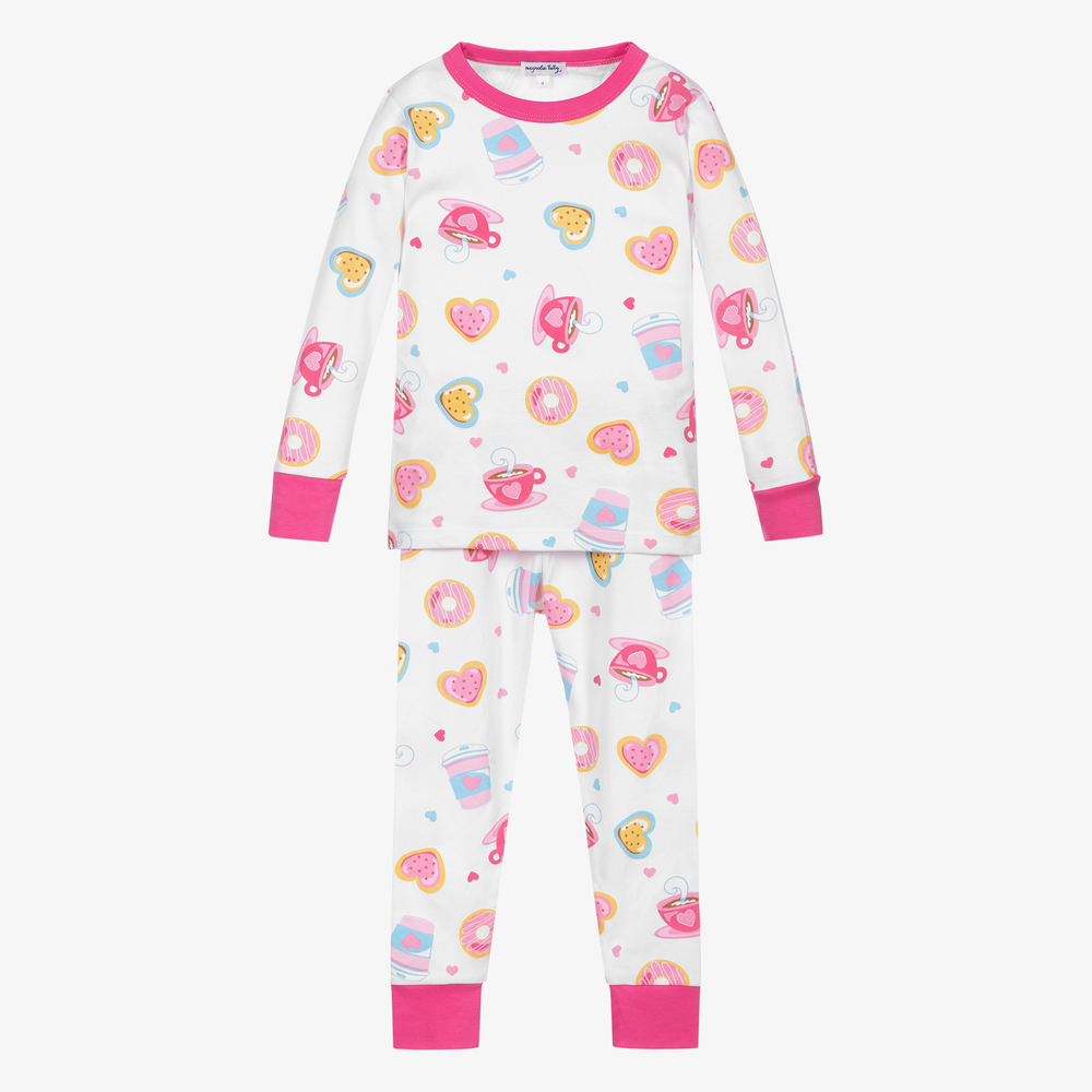 Magnolia Baby-Пижама из хлопка пима со сладостями | Childrensalon Outlet