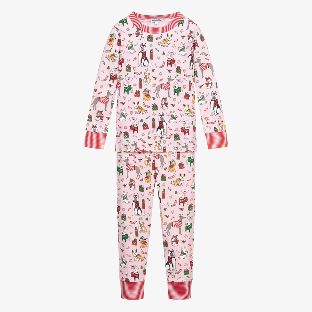 Magnolia Baby - Pima-Baumwoll-Schlafanzug mit Hunden | Childrensalon