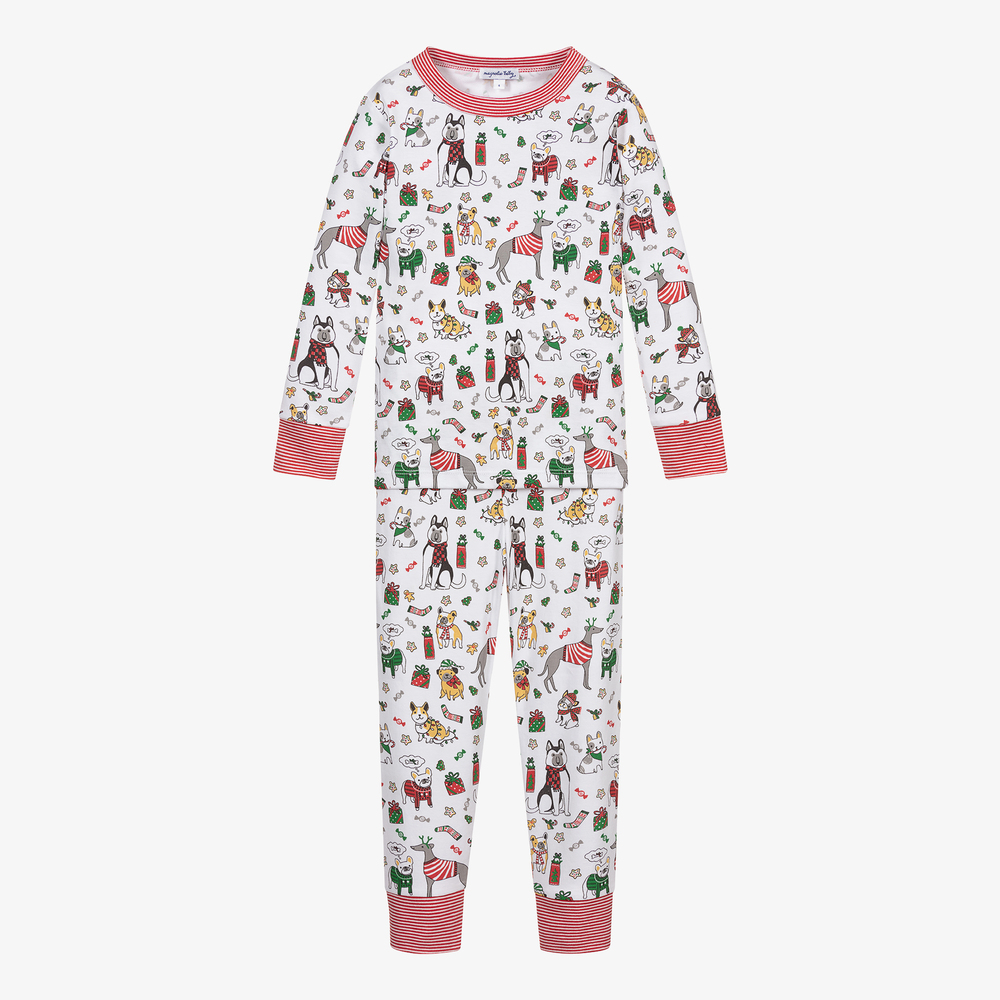 Magnolia Baby - Pima-Baumwoll-Schlafanzug mit Hunden | Childrensalon