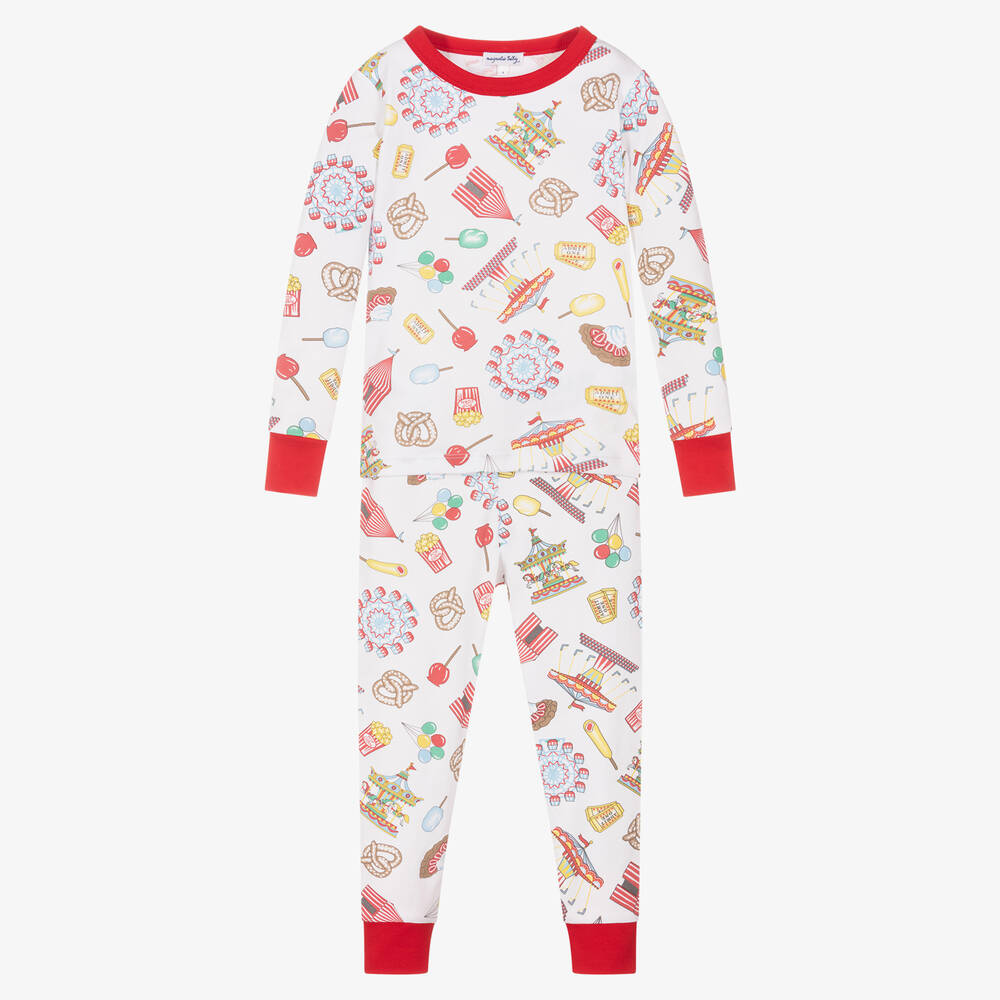 Magnolia Baby - Kirmes-Schlafanzug aus Pima-Baumwolle | Childrensalon