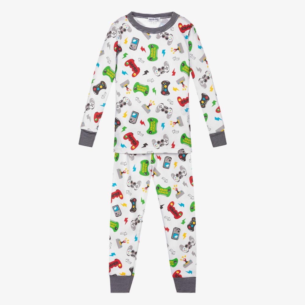 Magnolia Baby - Pima Cotton Gamer Pyjamas | Childrensalon