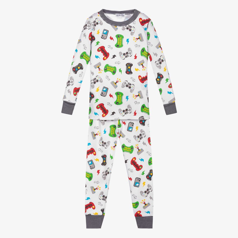 Magnolia Baby - Pyjama en coton Pima Jeu vidéo | Childrensalon