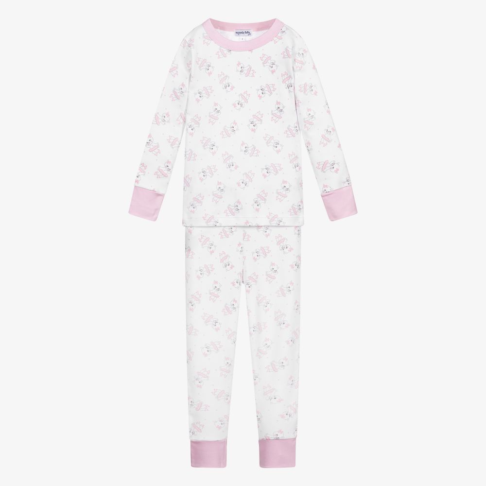 Magnolia Baby - Kätzchen-Schlafanzug aus Pima-Baumwolle | Childrensalon