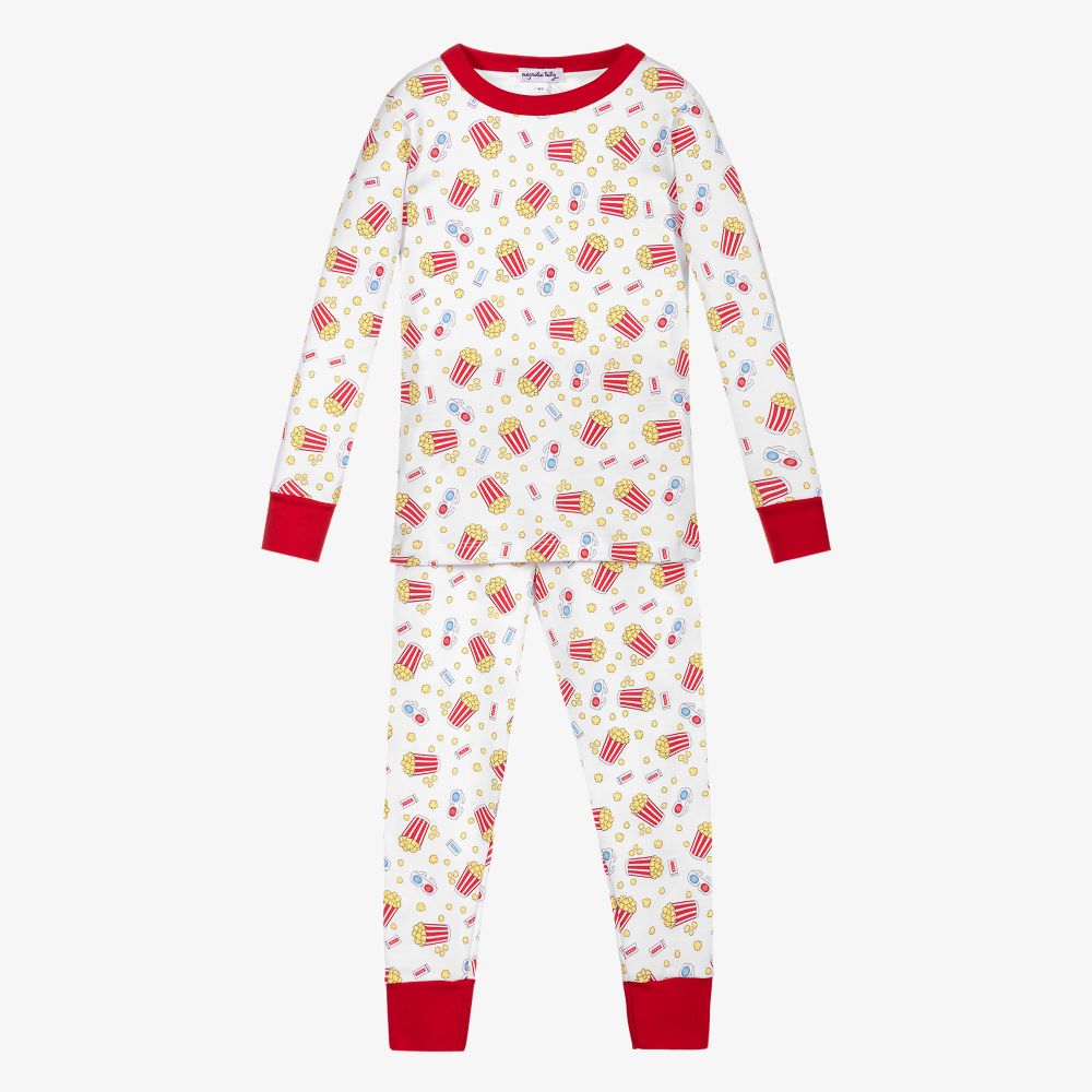 Magnolia Baby - Pyjama en coton Pima Pop-corn | Childrensalon