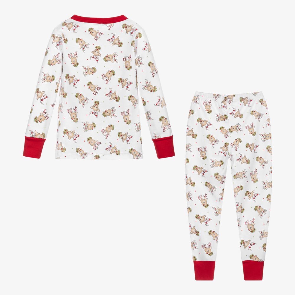 Magnolia Baby-Пижама из хлопка пима с северными оленями | Childrensalon Outlet