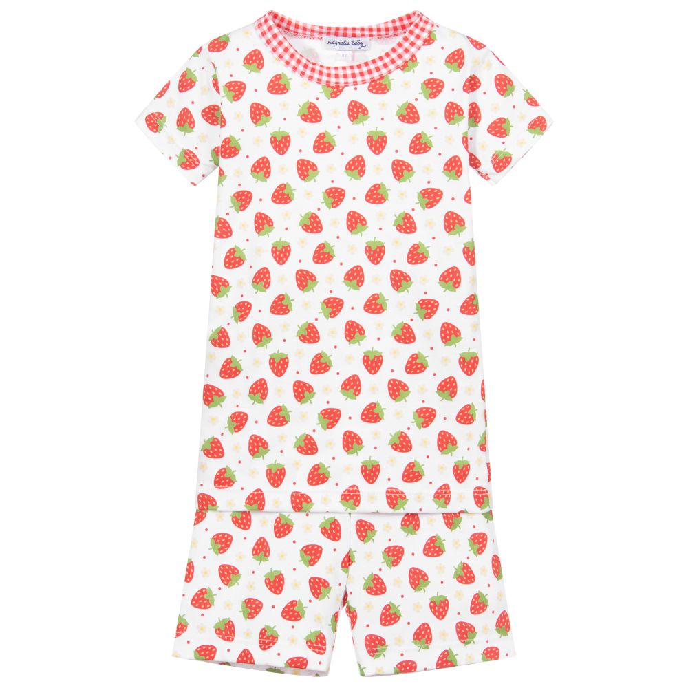 Magnolia Baby - Pyjama short en coton Pima | Childrensalon