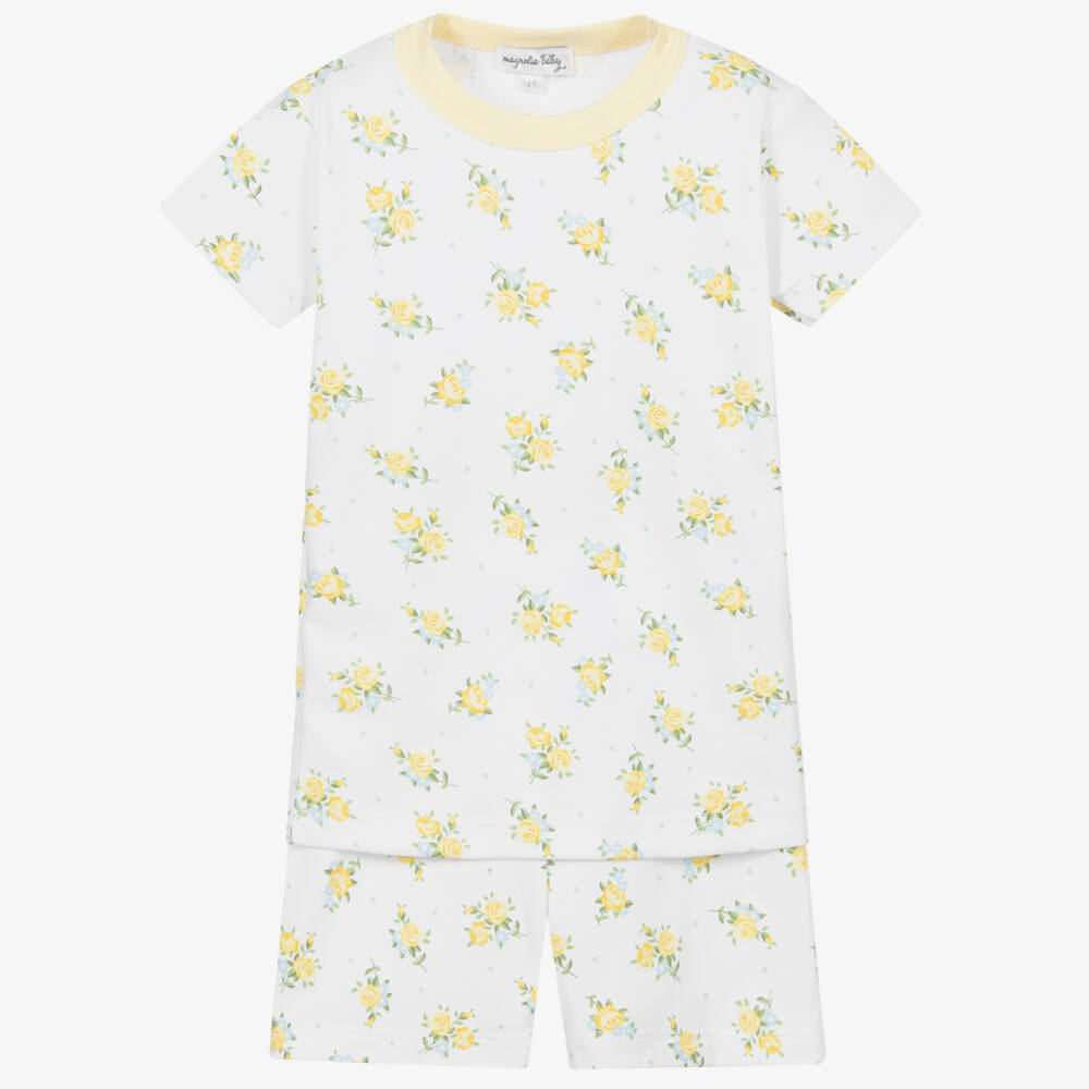 Magnolia Baby-Pima Cotton Short Pyjamas | Childrensalon Outlet