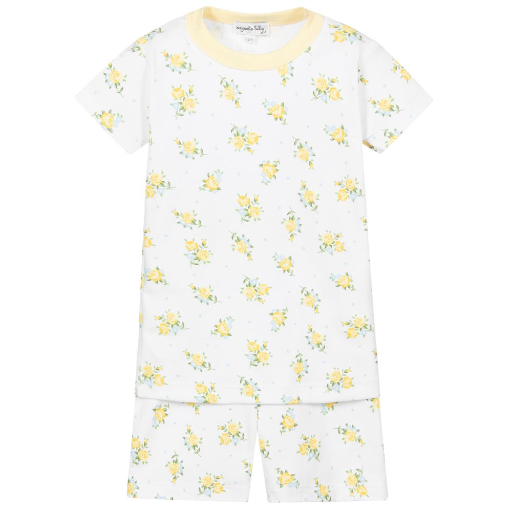 Magnolia Baby - Короткая пижама из хлопка пима | Childrensalon