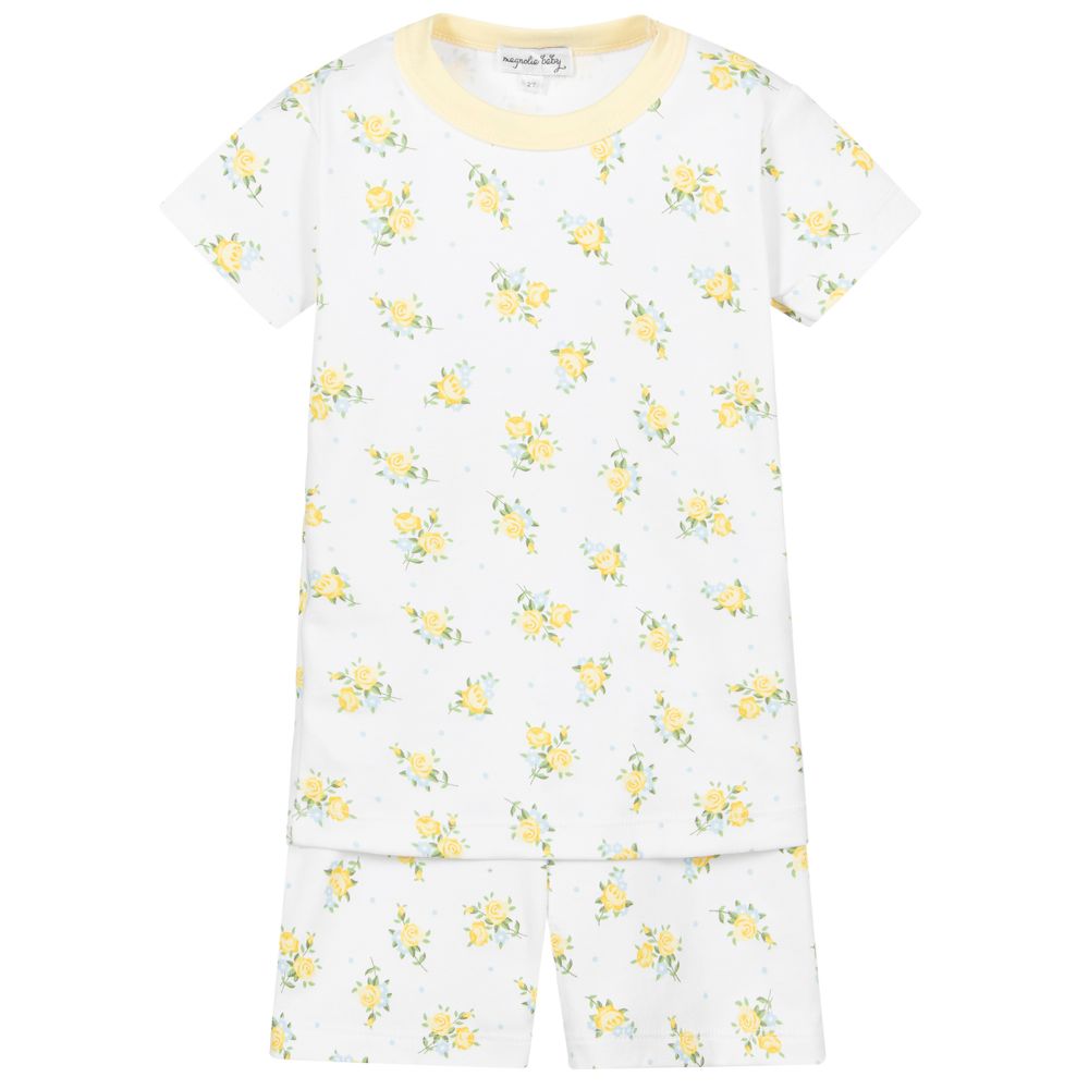 Magnolia Baby-Pima Cotton Short Pyjamas | Childrensalon Outlet